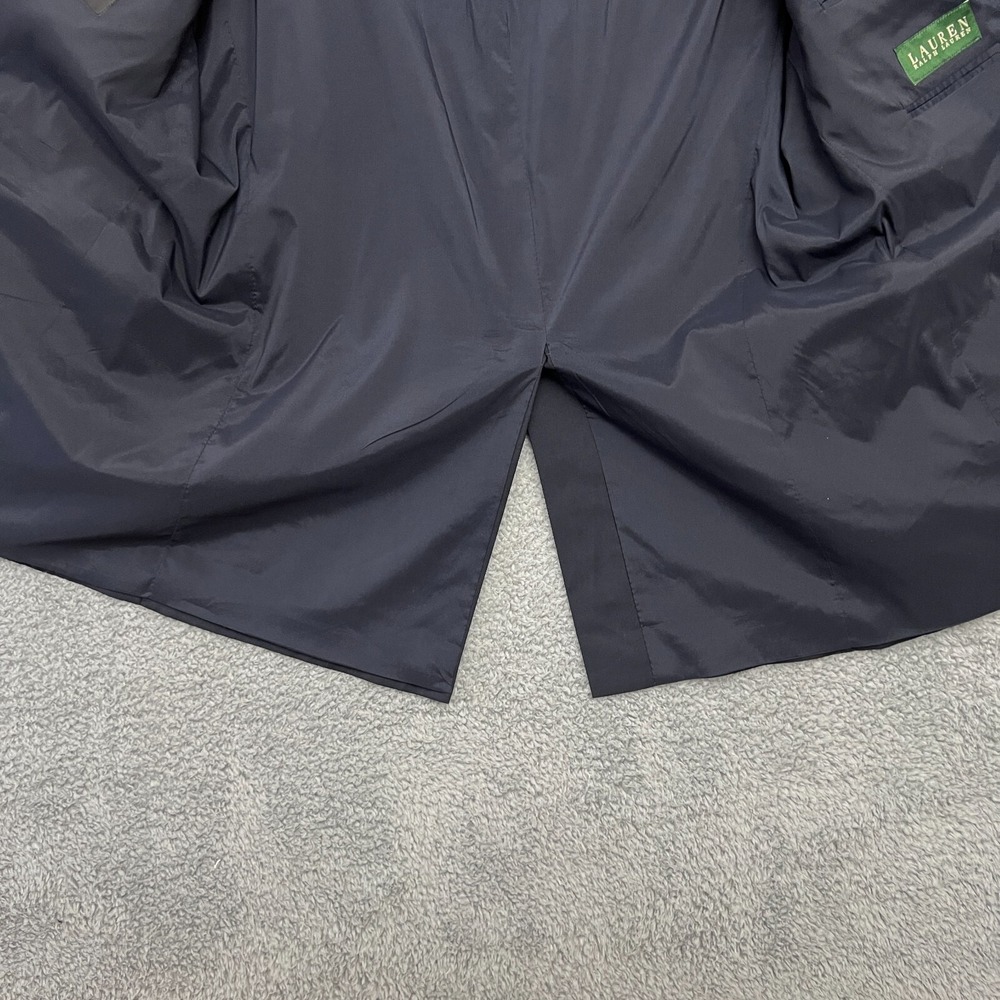 Ralph Lauren Blazer Mens 42R Navy Blue Excellent Two Button Wool Jacket - Picture 4 of 15